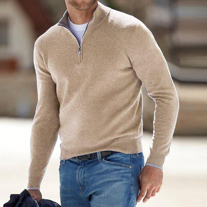 Erik | Premium-Pullover mit Reißverschluss