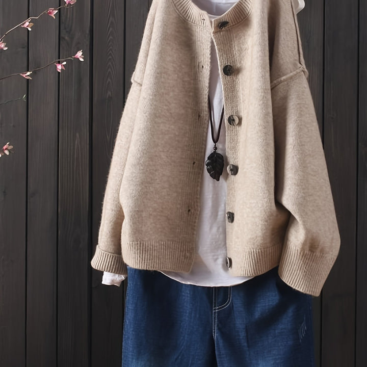 Estelle – Eleganter Langarm-Cardigan für Damen
