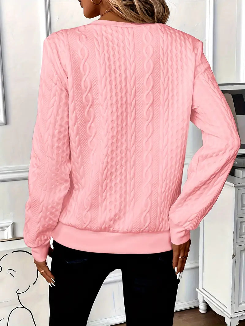 Romy | Eleganter Pullover mit Reißverschluss