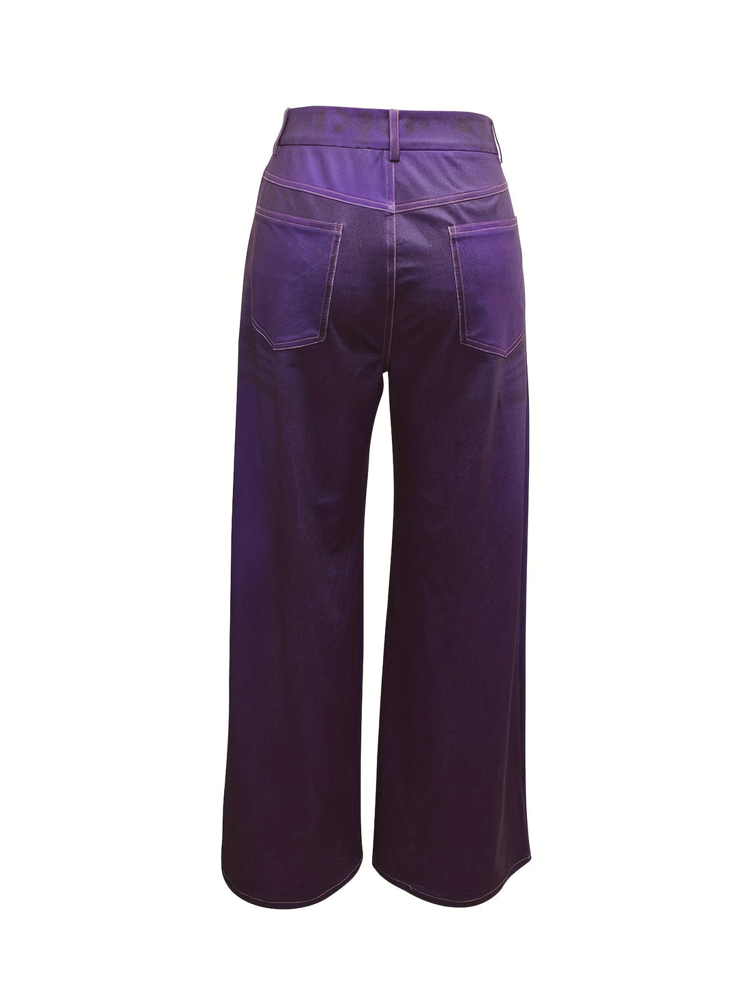Elsje – Damen-Jeans mit weitem Bein und Vintage-Blumenmuster