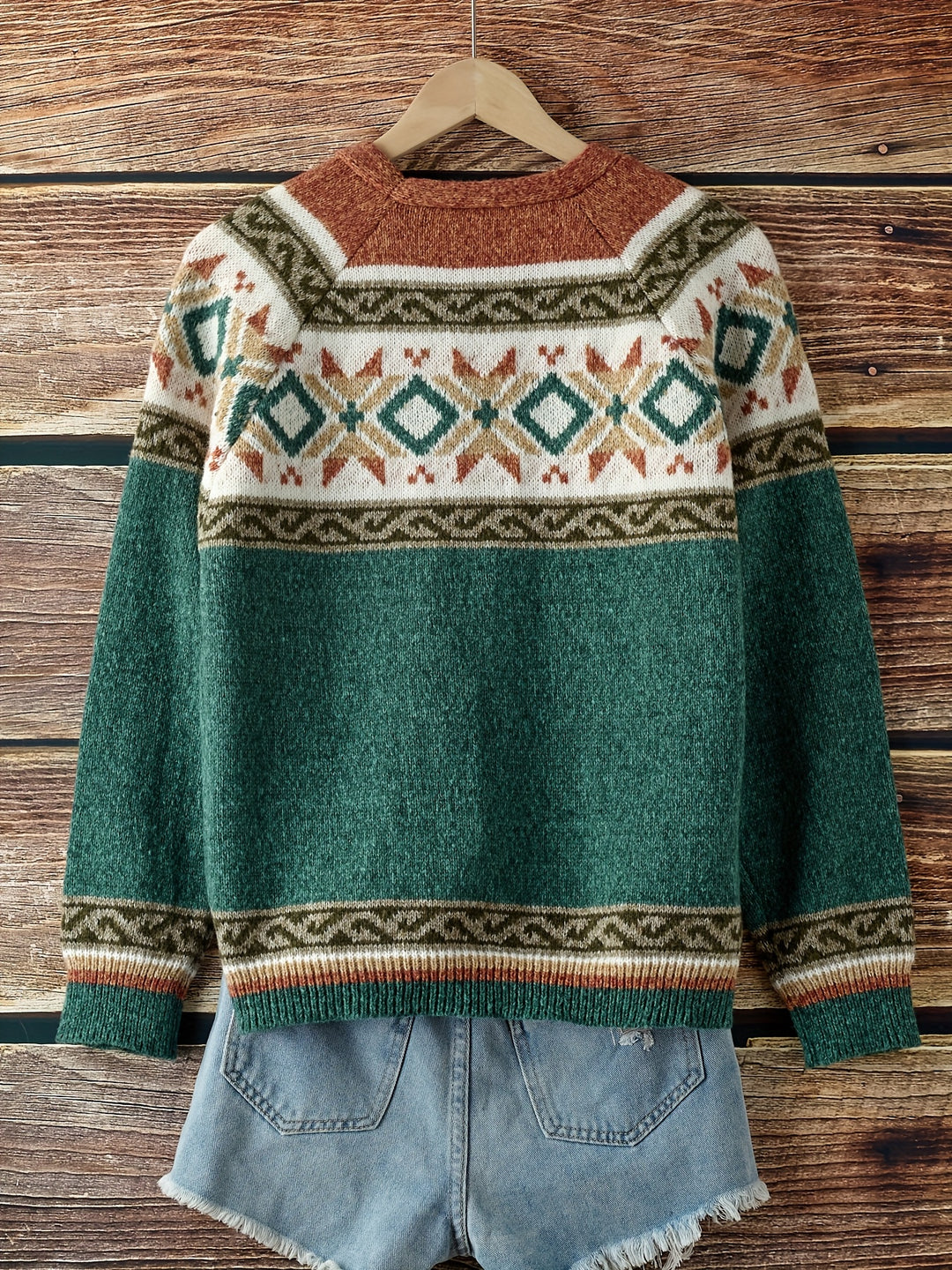Liezel – Damen Color-Block-Cardigan mit gestreiftem Design