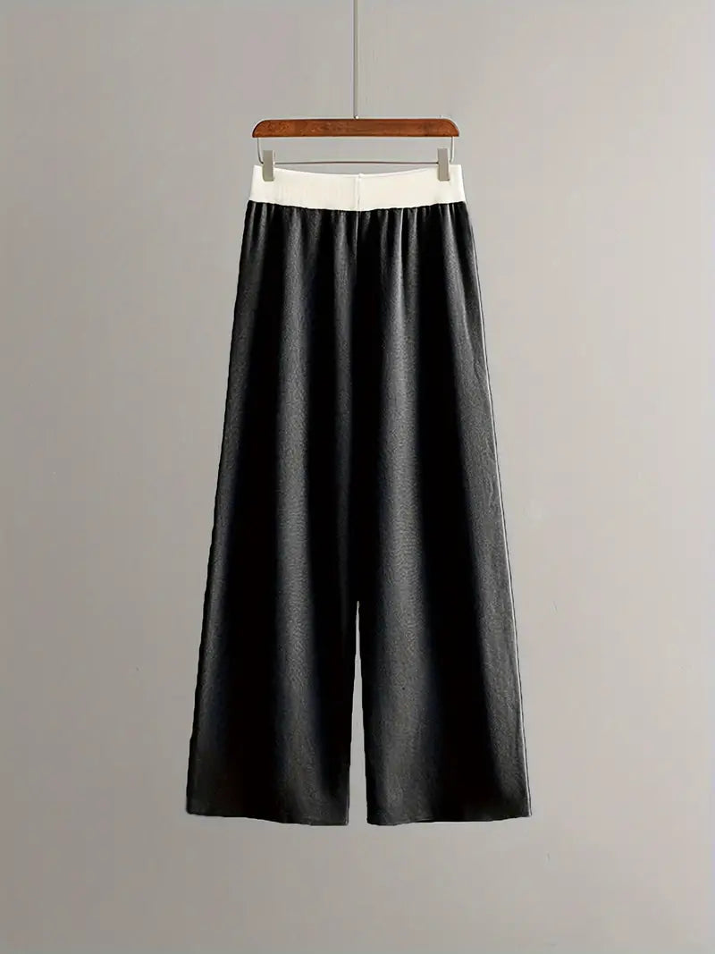 Tess | Stylisches Set aus langärmliger Strickbluse und Hose