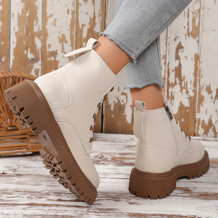 Arna – Kuschelige Winter-Combat Boots mit Wärmefutter