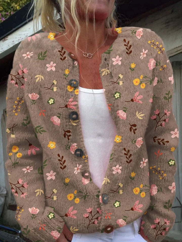 Talia | Jacke mit Blumendruck