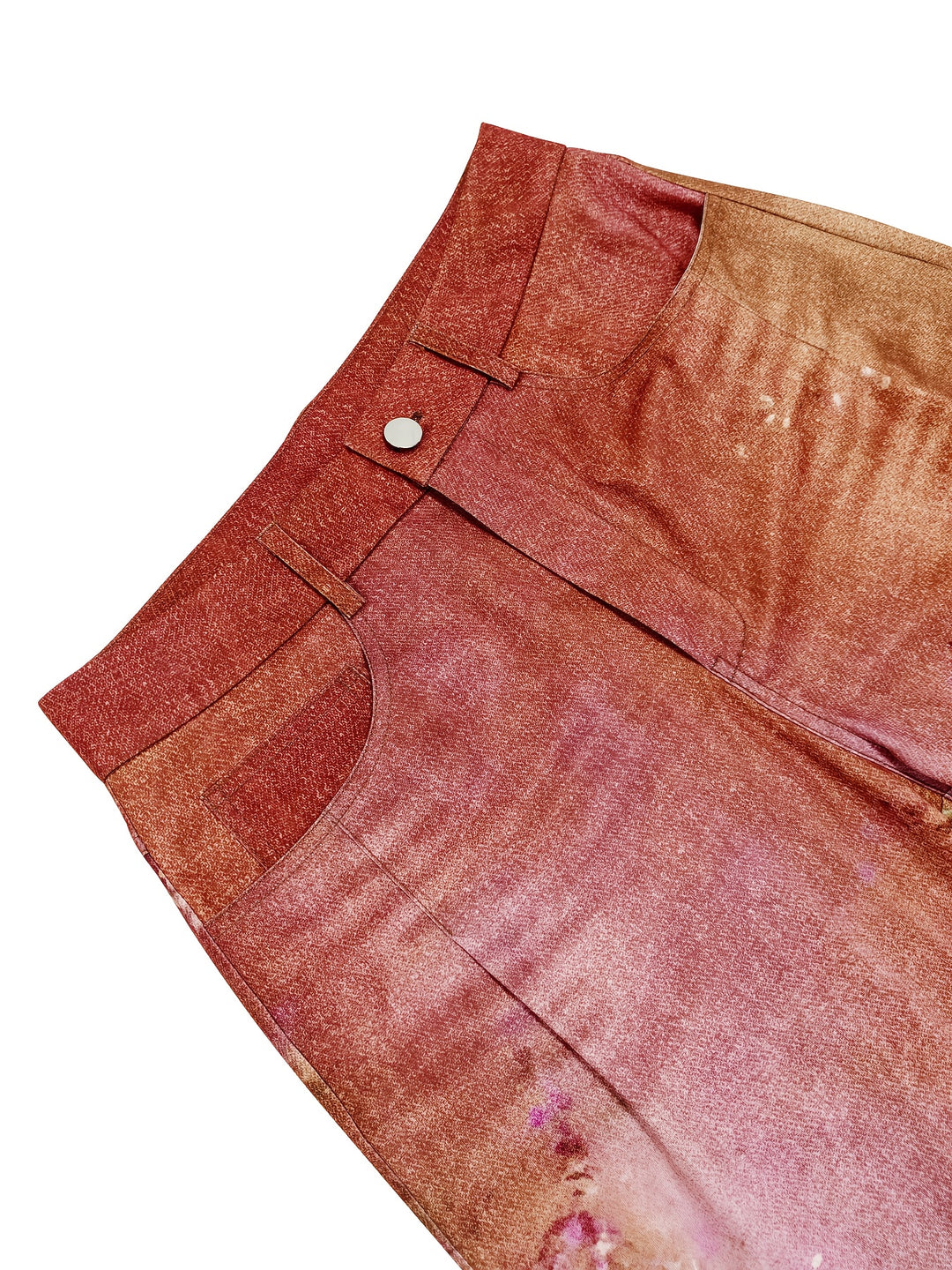 Esmee – High-Waist Wide-Leg Jeans mit lila Farbverlauf