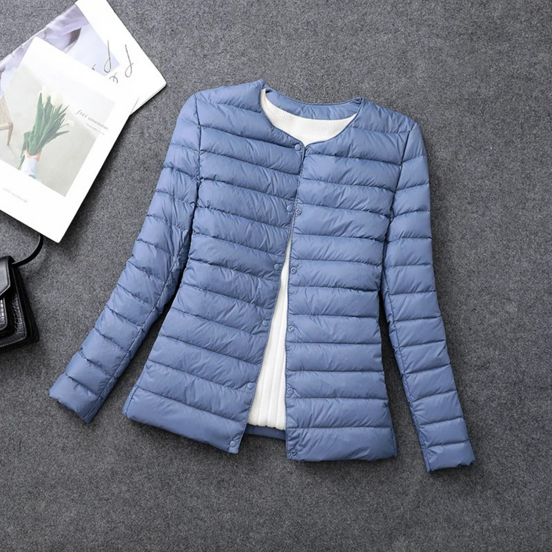 Evie | Leichte wattierte Daunenjacke