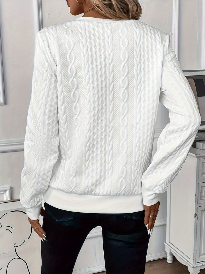 Romy | Eleganter Pullover mit Reißverschluss