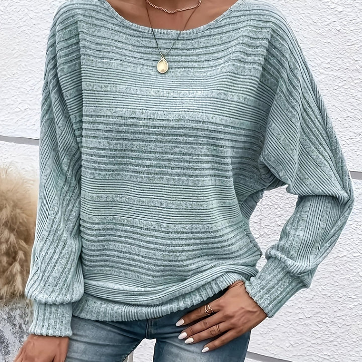 Rumi – Lockerer Strickpullover mit Fmausärmeln für Damen