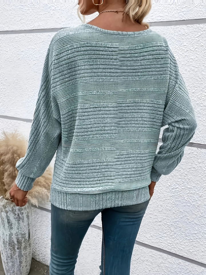 Rumi – Lockerer Strickpullover mit Fmausärmeln für Damen