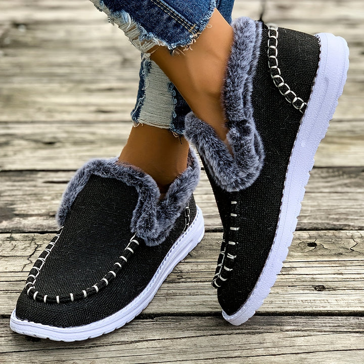 Enea – Kuschelige Winter-Sneakers im Slip-On-Stil mit Plüschfutter