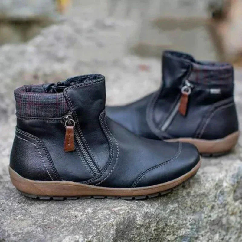 Ellen | Stiefel mit Reissverschluss | Orthopädisch