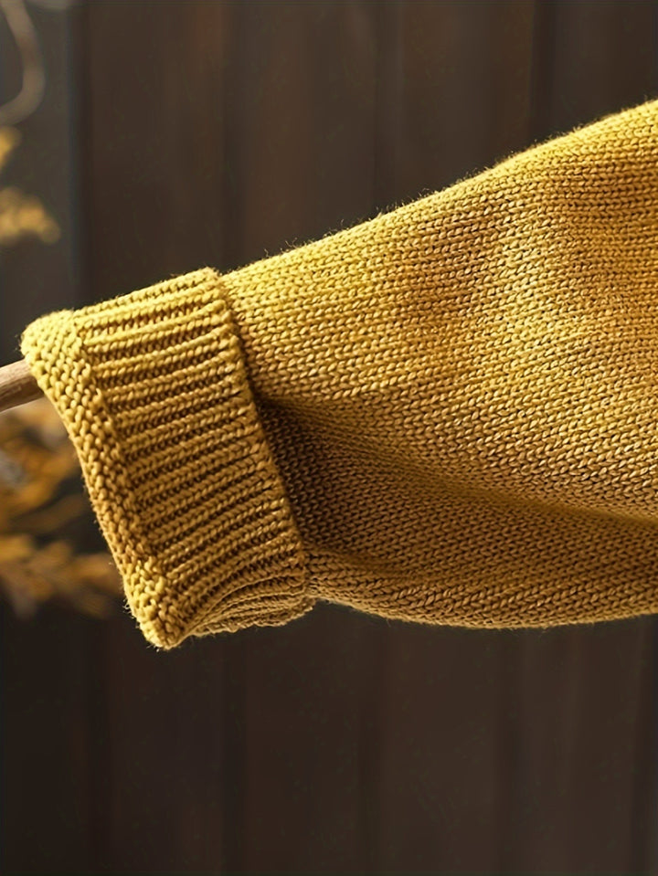 Maja – Lässiger Strick-Cardigan mit Knopfleiste & Taschen