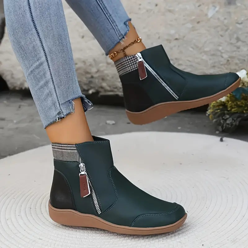 Ellen | Stiefel mit Reissverschluss | Orthopädisch