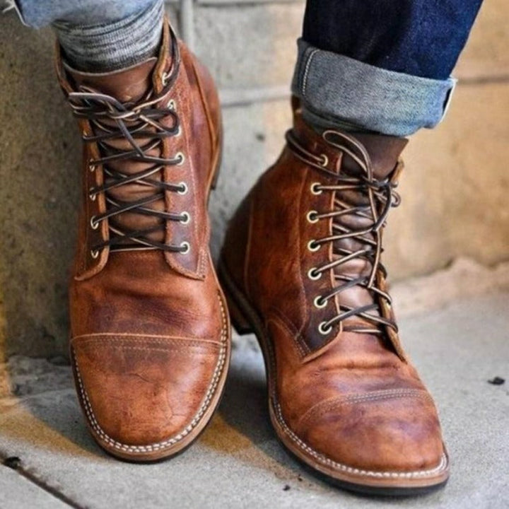 Jason – Robuste Veganer Lederstiefel für Herren