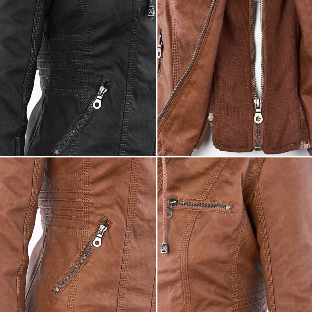 Chantal | Vegane Veganer Lederjacke
