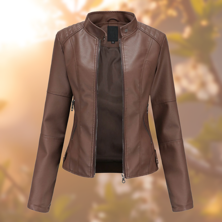 Giulia | Stylische Veganer Lederjacke