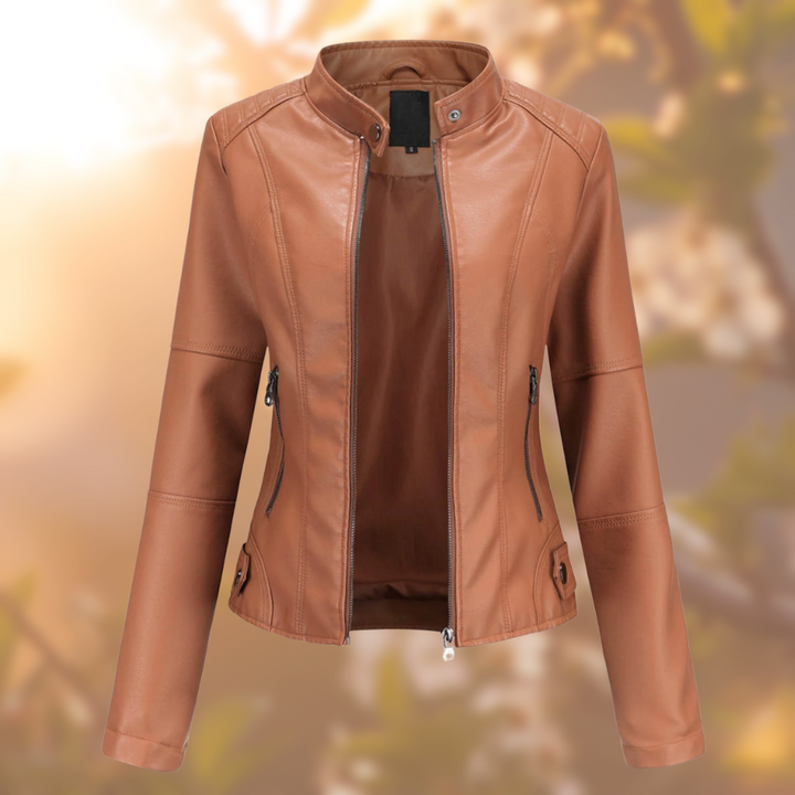 Giulia | Stylische Veganer Lederjacke