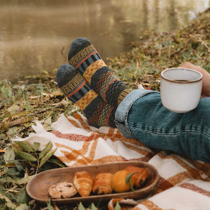 LIV (5 PAAR) - WOLLSOCKEN FÜR MÄNNER UND FRAUEN