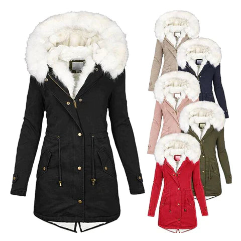 Giulia – Winterjacke mit Fellfutter