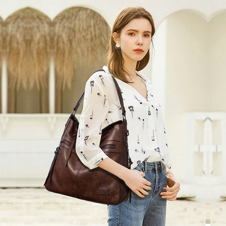 Magda | Luxuriöse Veganer Ledertasche
