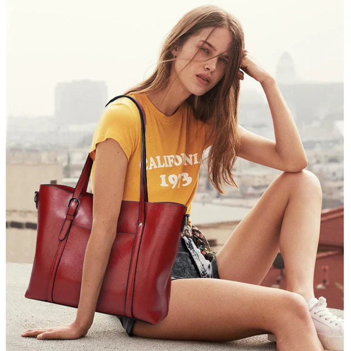 Kelley | Luxuriöse Veganer Lederhandtasche