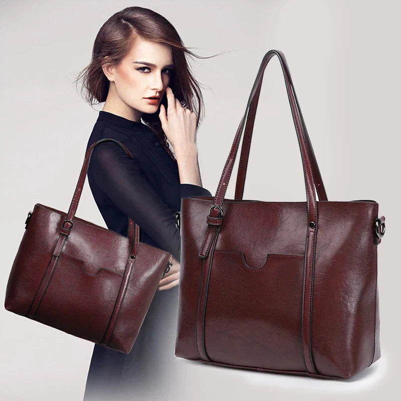 Kelley | Luxuriöse Veganer Lederhandtasche