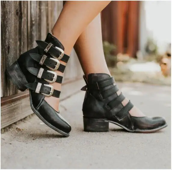 Mélanie™ | Elegante Vintage-Leder Sandalen