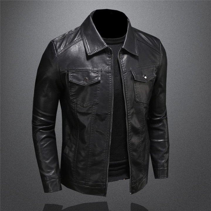 Antonio | Stilvolle Jacke aus veganem Leder