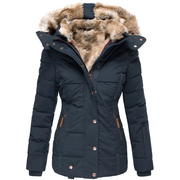 Anna™ | Warmer, pelzgefütterter Wintermantel