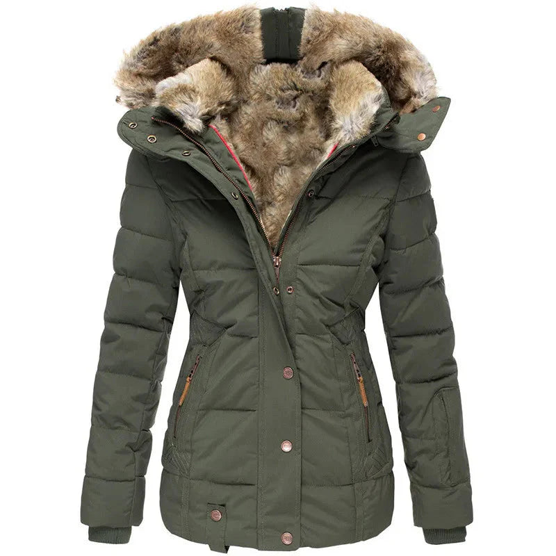 Anna™ | Warmer, pelzgefütterter Wintermantel
