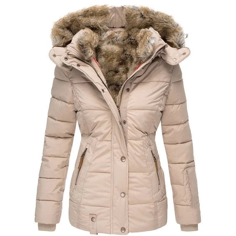 Anna™ | Warmer, pelzgefütterter Wintermantel