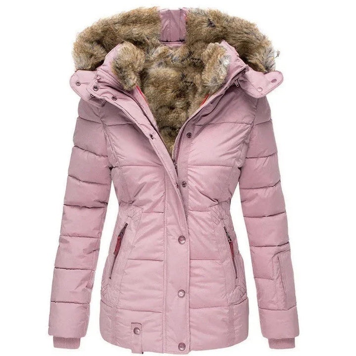 Anna™ | Warmer, pelzgefütterter Wintermantel