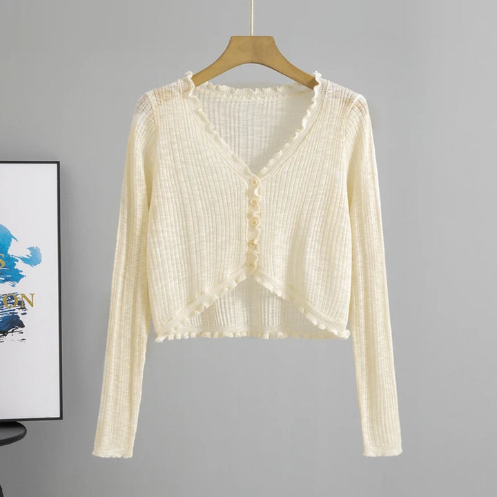 Margrit | Leichts Sommer-Cardigan mit V-Ausschnitt für Froue