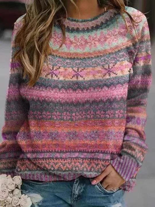 MODA | Damen-Colorblock-Pullover