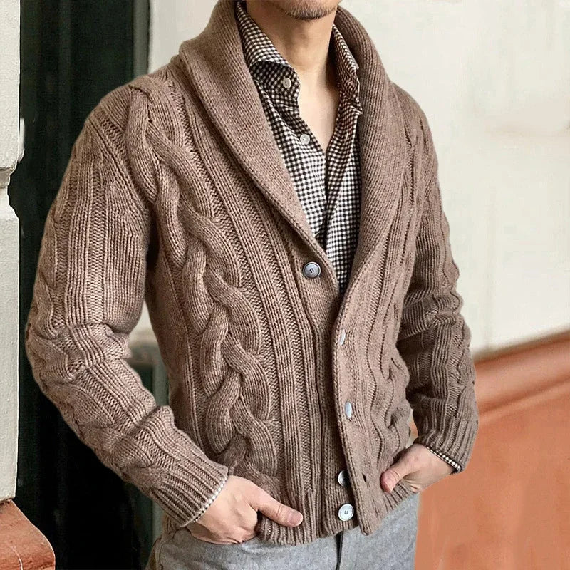 Rory | Gestrickter Herren-Cardigan