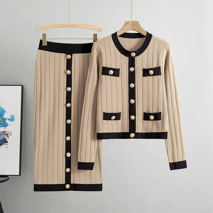 Mira – Schickes 2-teiligs Set mit Cardigan & Jupe