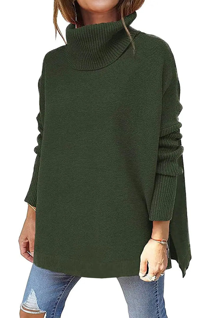 Demi | Strickpullover mit hohem Kragen