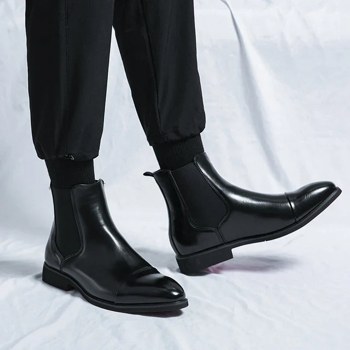 Chelsea | Luxus Vegane Leder-Stiefeletten für Herren
