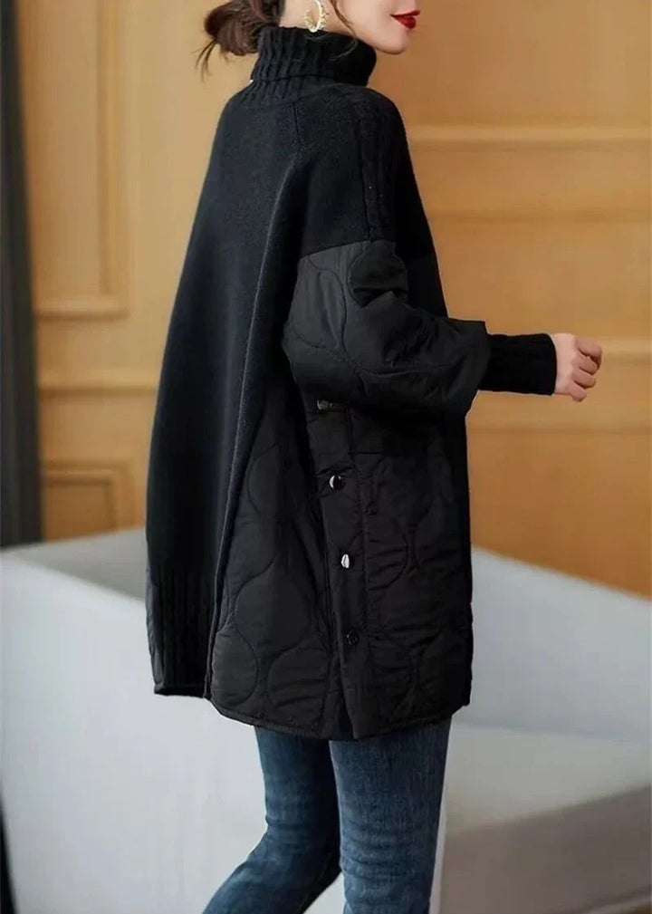 Emmy | Patchwork-Rollkragenpullover