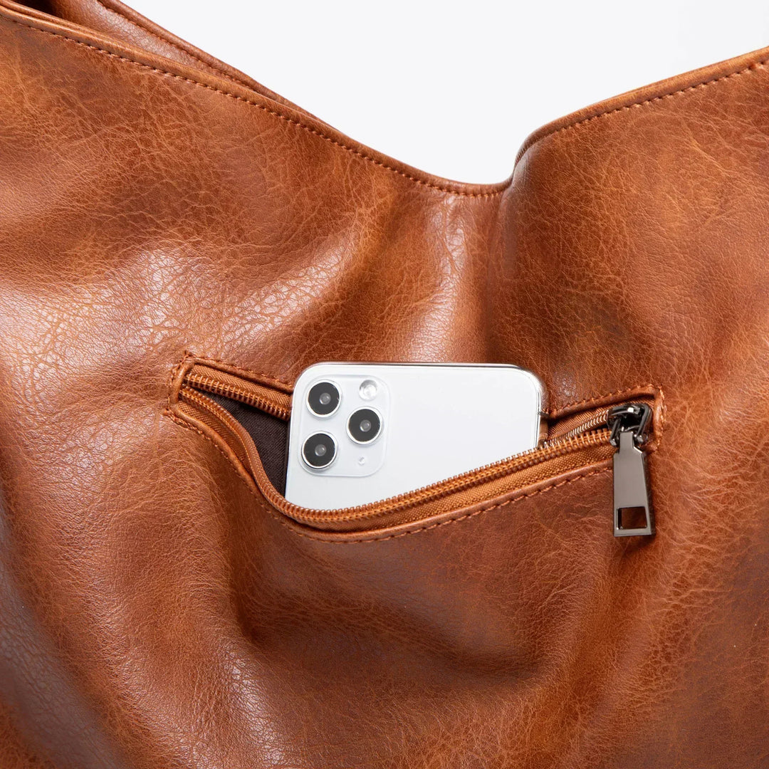 Priscilla - Vintage-Veganer Ledertasche