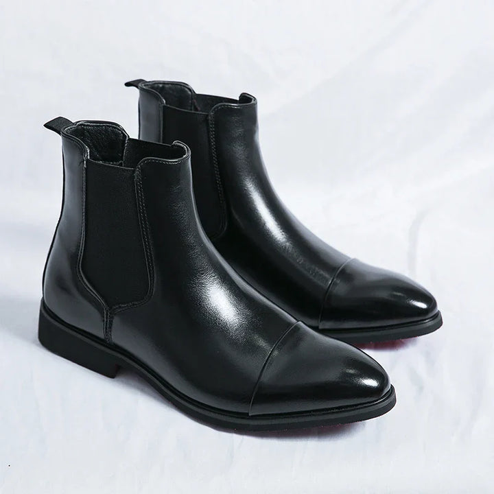 Chelsea | Luxus Vegane Leder-Stiefeletten für Herren