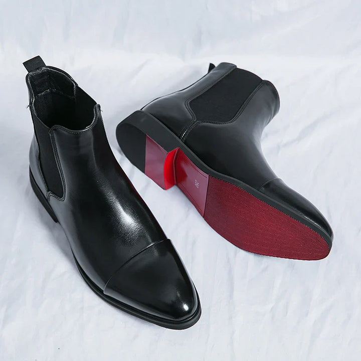 Chelsea | Luxus Vegane Leder-Stiefeletten für Herren