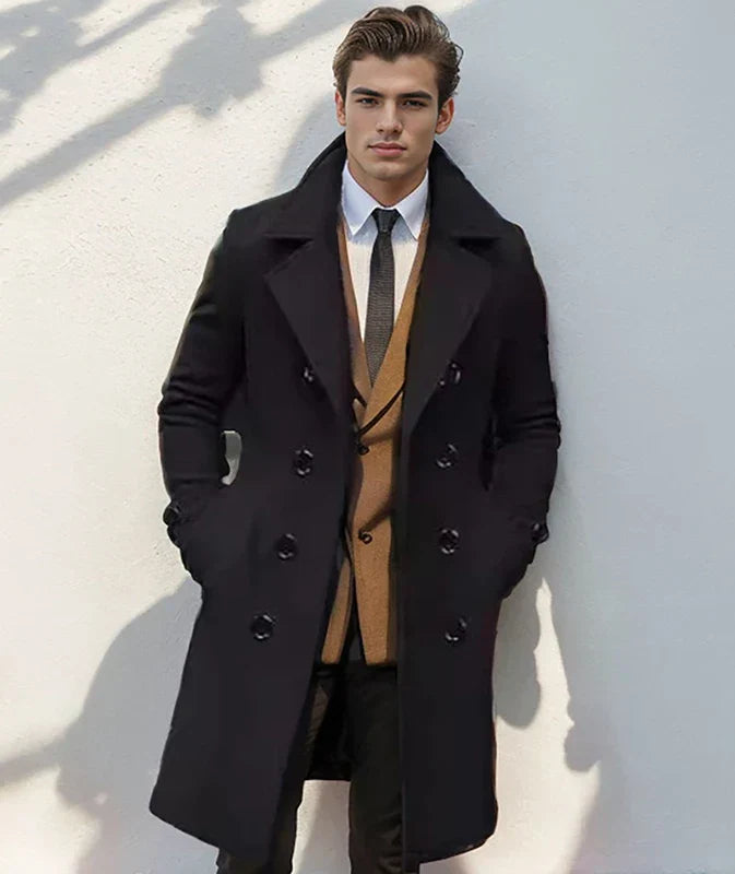 Leo | Klassischer Herren-Trenchcoat