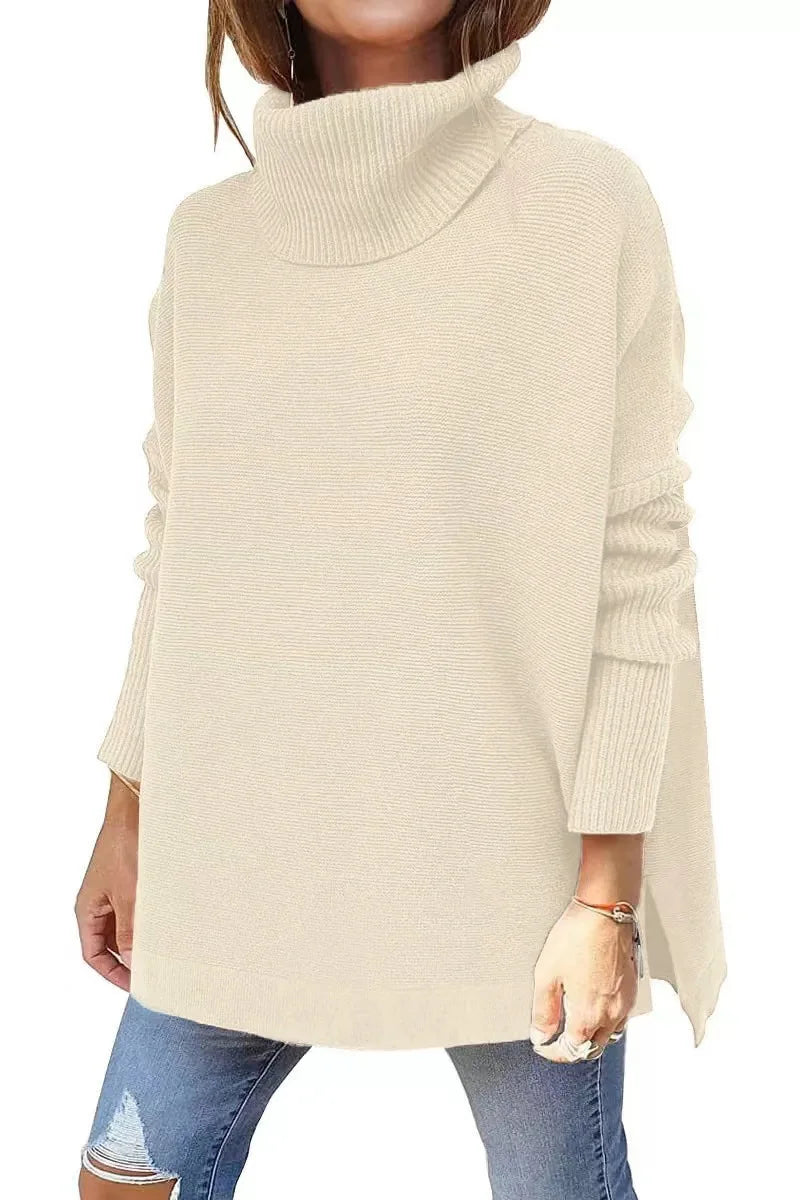 Demi | Strickpullover mit hohem Kragen