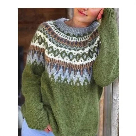 MODA | Damen-Colorblock-Pullover