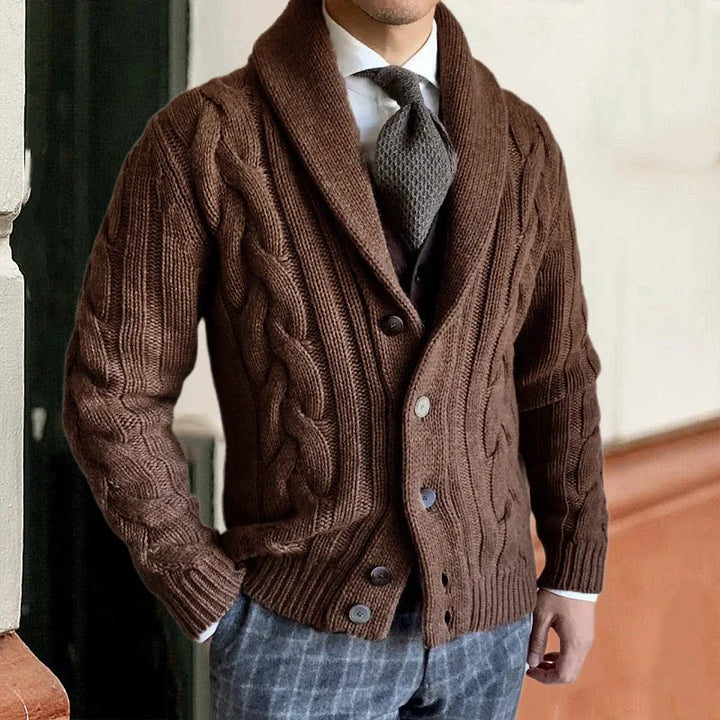 Rory | Gestrickter Herren-Cardigan