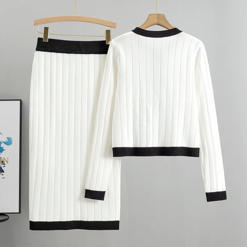 Mira – Schickes 2-teiligs Set mit Cardigan & Jupe