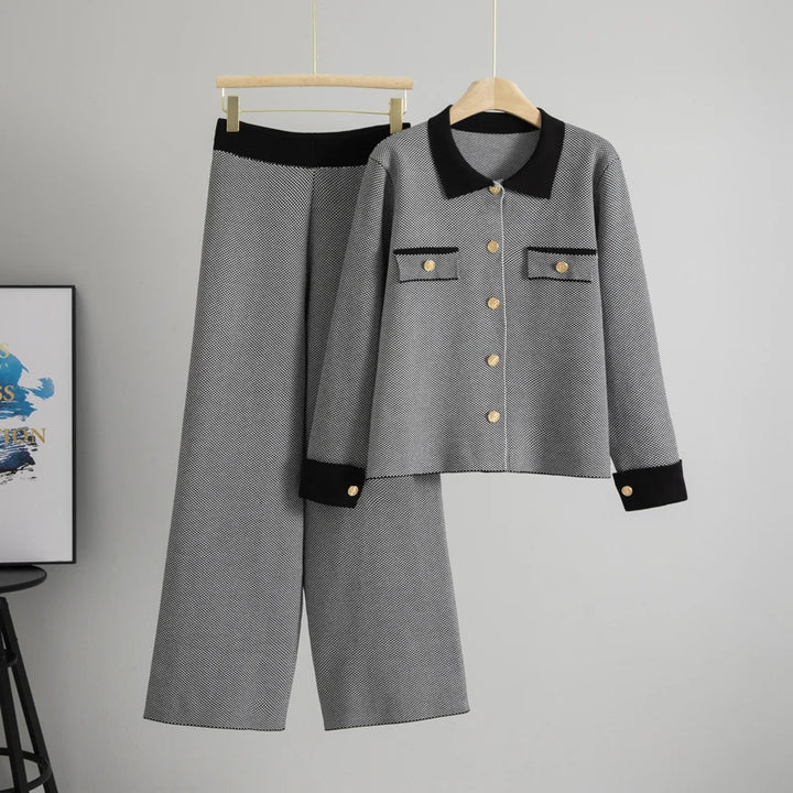 Agatha – Zweiteiligs Chequer-Anzugs-Set