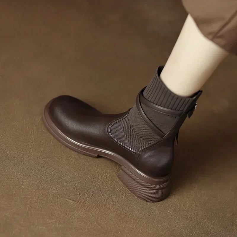 Chelsea Boots – Vintage Stiefeletten für Damen