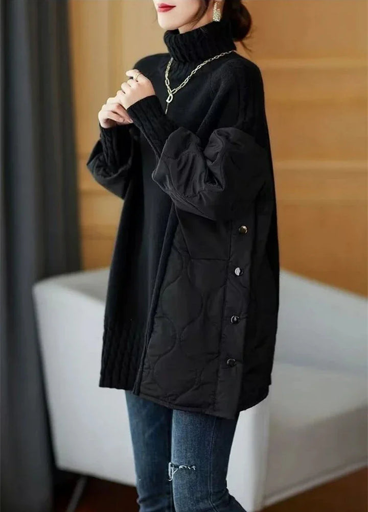 Emmy | Patchwork-Rollkragenpullover